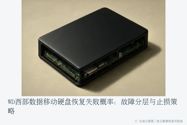 WD西部数据移动硬盘恢复失败概率:故障分层与止损策略(1)