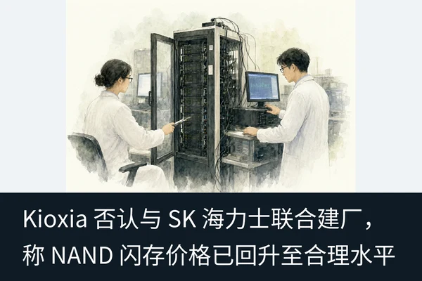 Kioxia 否认与 SK 海力士联合建厂，称 NAND 闪存价格已回升至合理水平（1）