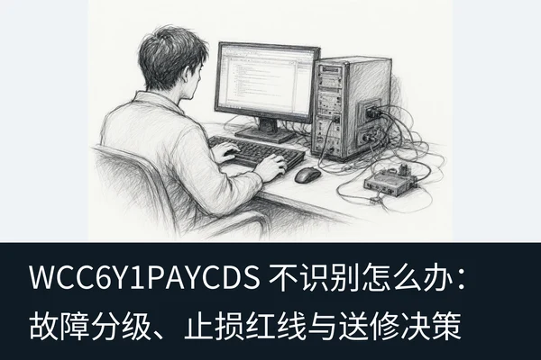 WCC6Y1PAYCDS 不识别怎么办：故障分级、止损红线与送修决策（2）