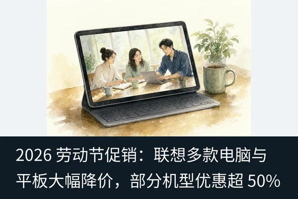 2026 劳动节促销:联想多款电脑与平板大幅降价,部分机型优惠超 50%(2)