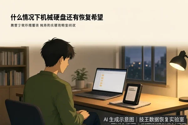 文章内容场景示意图:什么情况下机械硬盘还有恢复希望