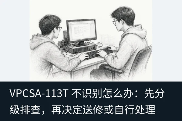 VPCSA-113T 不识别怎么办:先分级排查,再决定送修或自行处理(2)