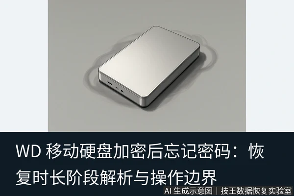 文章内容场景示意图:WD 移动硬盘加密后忘记密码:恢复时长阶段解析与操作边界