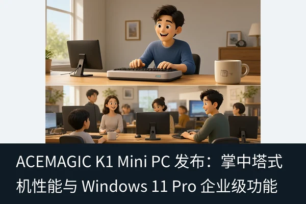 ACEMAGIC K1 Mini PC 发布:掌中塔式机性能与 Windows 11 Pro 企业级功能(1)
