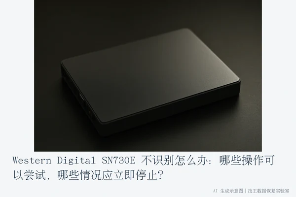 Western Digital SN730E 不识别怎么办:哪些操作可以尝试,哪些情况应立即停止?(1)