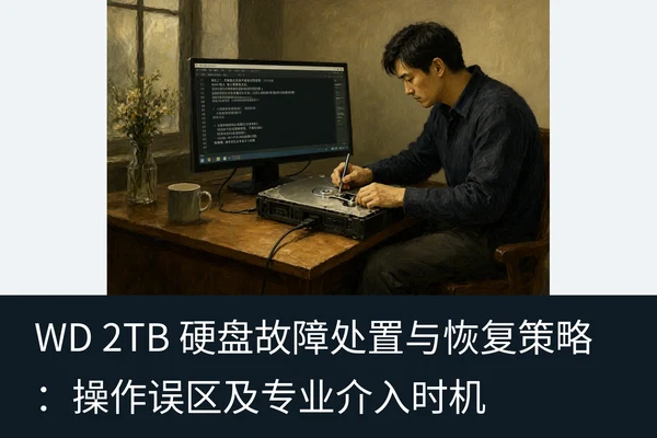 WD 2TB 硬盘故障处置与恢复策略:操作误区及专业介入时机(1)