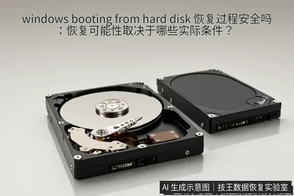 文章内容场景示意图:windows booting from hard disk 恢复过程安全吗:恢复可能性取决于哪些实际条件?