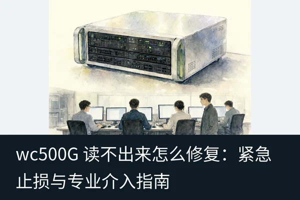 wc500G 读不出来怎么修复:紧急止损与专业介入指南(2)