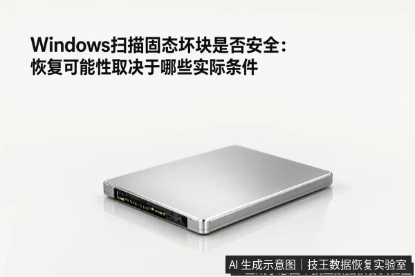 文章内容场景示意图:Windows扫描固态坏块是否安全:恢复可能性取决于哪些实际条件