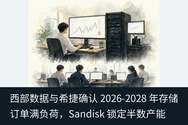 西部数据与希捷确认 2026-2028 年存储订单满负荷，Sandisk 锁定半数产能（2）