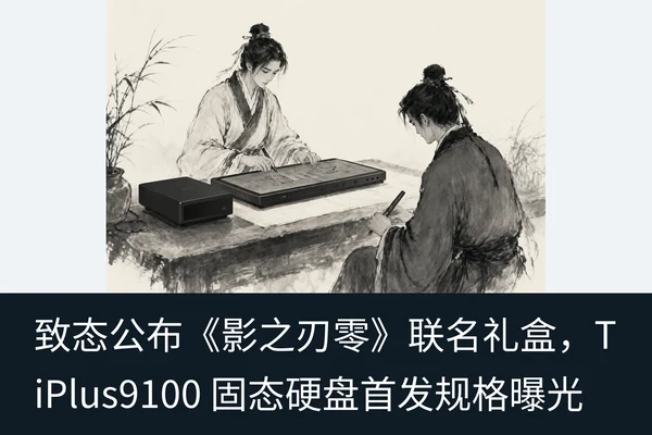 致态公布《影之刃零》联名礼盒,TiPlus9100 固态硬盘首发规格曝光(2)