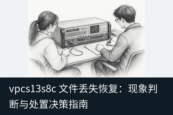 vpcs13s8c 文件丢失恢复:现象判断与处置决策指南(1)