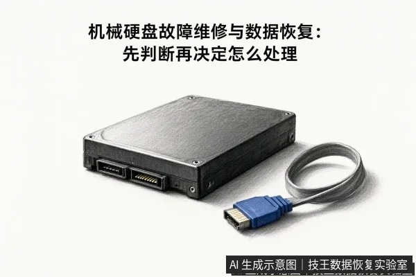 机械硬盘故障维修与数据恢复：先判断再决定怎么处理