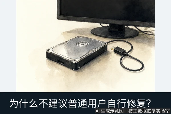 文章内容场景示意图:为什么不建议普通用户自行修复?