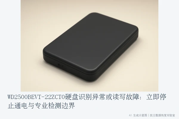 WD2500BEVT-22ZCT0硬盘识别异常或读写故障:立即停止通电与专业检测边界(1)