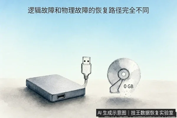 文章内容场景示意图:逻辑故障和物理故障的恢复路径完全不同