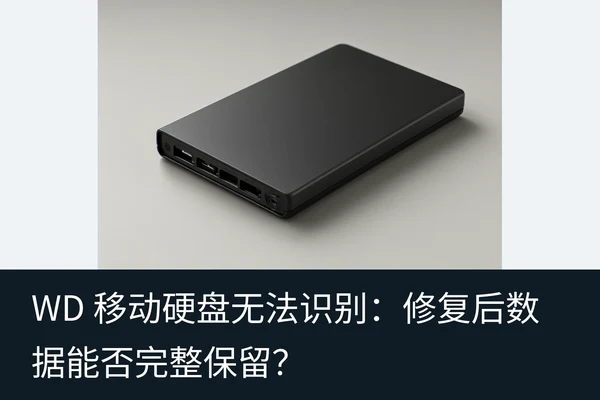 WD 移动硬盘无法识别:修复后数据能否完整保留?(2)