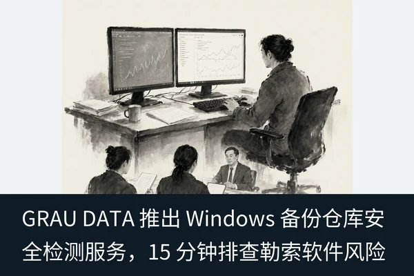 GRAU DATA 推出 Windows 备份仓库安全检测服务，15 分钟排查勒索软件风险（1）