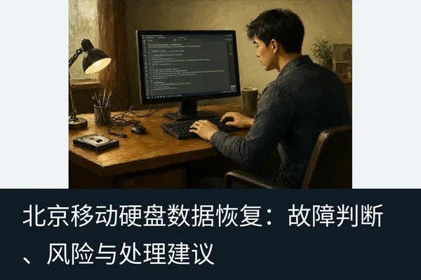 北京移动硬盘数据恢复：故障判断、风险与处理建议（1）