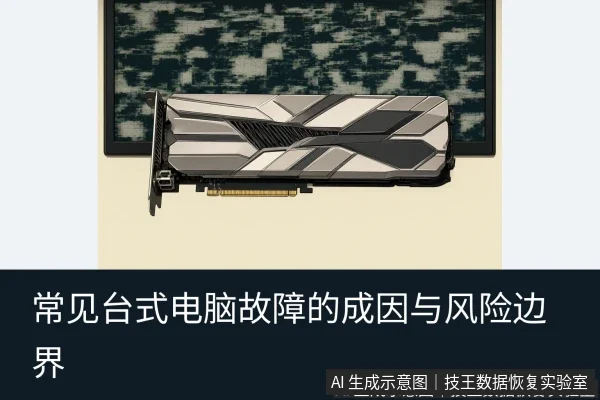 文章内容场景示意图：常见台式电脑故障的成因与风险边界
