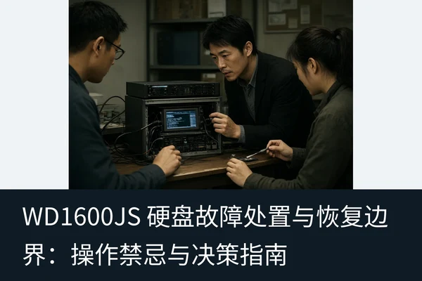 WD1600JS 硬盘故障处置与恢复边界:操作禁忌与决策指南(2)