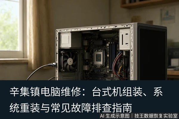 文章内容场景示意图:辛集镇电脑维修:台式机组装、系统重装与常见故障排查指南