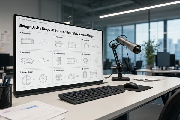 Storage Device Drops Offline: Immediate Safety Steps and Triage