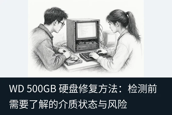 WD 500GB 硬盘修复方法:检测前需要了解的介质状态与风险(2)