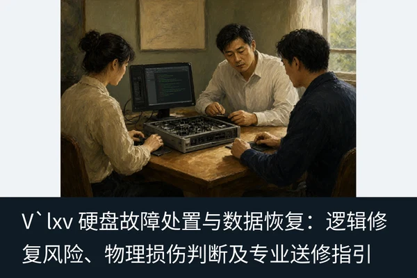 V`lxv 硬盘故障处置与数据恢复:逻辑修复风险、物理损伤判断及专业送修指引(1)