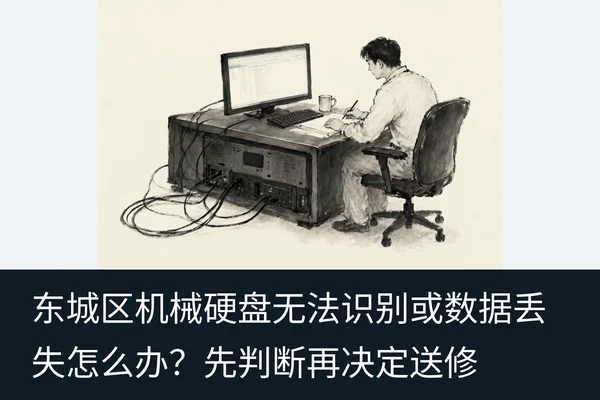 东城区机械硬盘无法识别或数据丢失怎么办?先判断再决定送修(1)