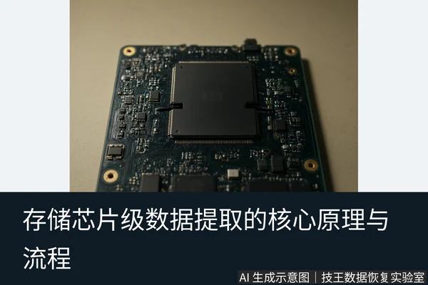 文章内容场景示意图:存储芯片级数据提取的核心原理与流程