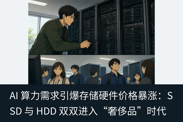 AI 算力需求引爆存储硬件价格暴涨:SSD 与 HDD 双双进入“奢侈品”时代(2)