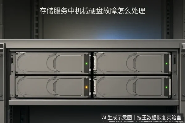文章内容场景示意图：存储服务中机械硬盘故障怎么处理