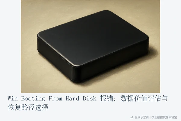 Win Booting From Hard Disk 报错：数据价值评估与恢复路径选择（1）