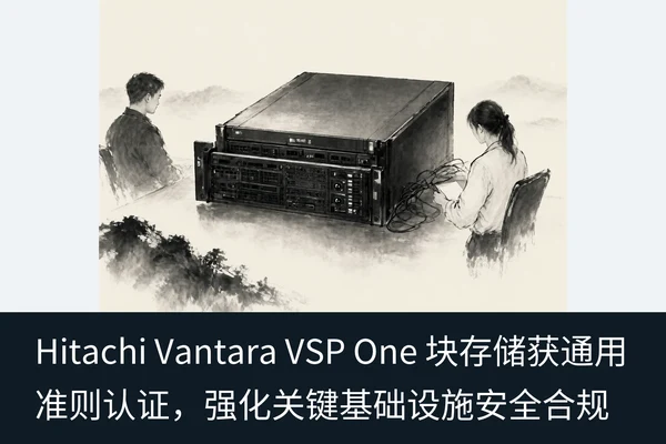 Hitachi Vantara VSP One 块存储获通用准则认证,强化关键基础设施安全合规(1)