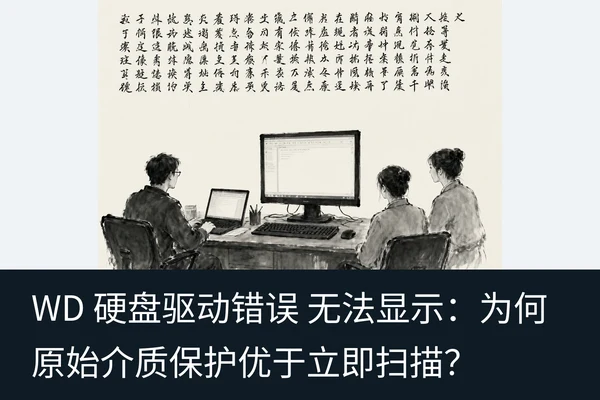 WD 硬盘驱动错误 无法显示:为何原始介质保护优于立即扫描?(2)