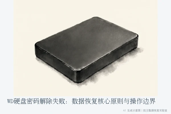 WD硬盘密码解除失败:数据恢复核心原则与操作边界(1)
