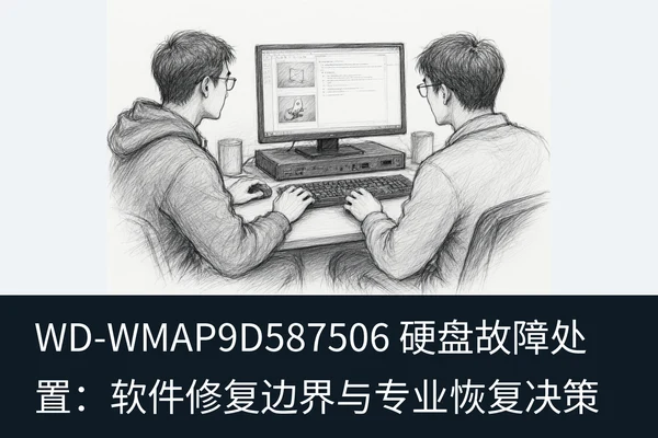 WD-WMAP9D587506 硬盘故障处置:软件修复边界与专业恢复决策(1)
