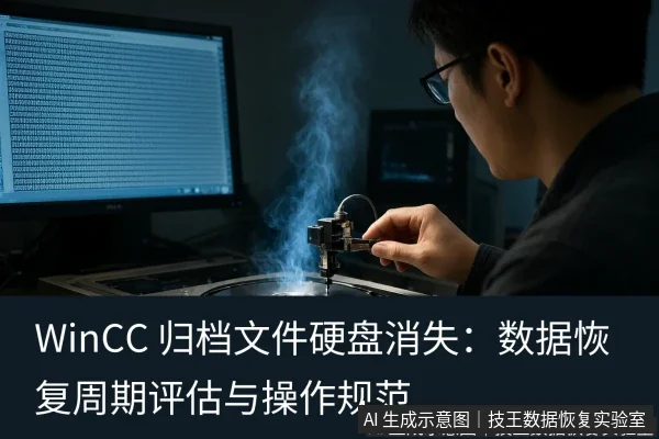 正文场景：文章内容场景示意图：WinCC 归档文件硬盘消失：数据恢复周期评估与操作规范