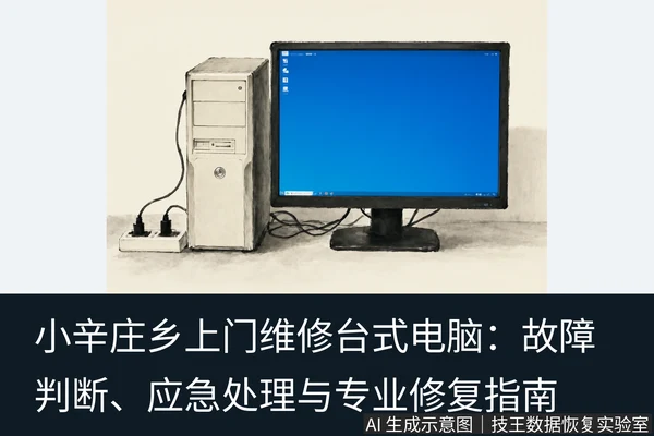 文章内容场景示意图:小辛庄乡上门维修台式电脑:故障判断、应急处理与专业修复指南