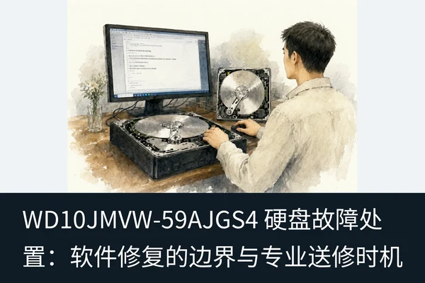 WD10JMVW-59AJGS4 硬盘故障处置:软件修复的边界与专业送修时机(1)