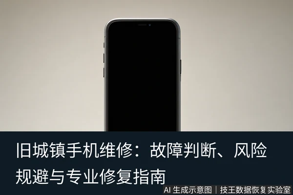 文章内容场景示意图:旧城镇手机维修:故障判断、风险规避与专业修复指南