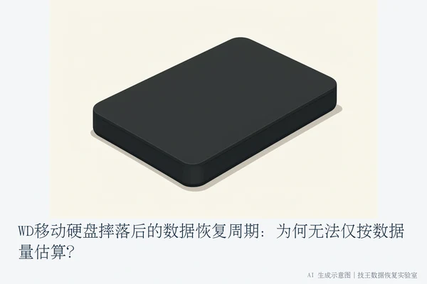 WD移动硬盘摔落后的数据恢复周期：为何无法仅按数据量估算？（1）