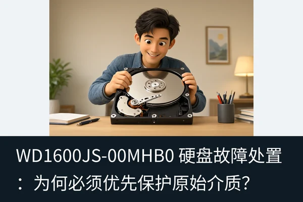 WD1600JS-00MHB0 硬盘故障处置：为何必须优先保护原始介质？（1）