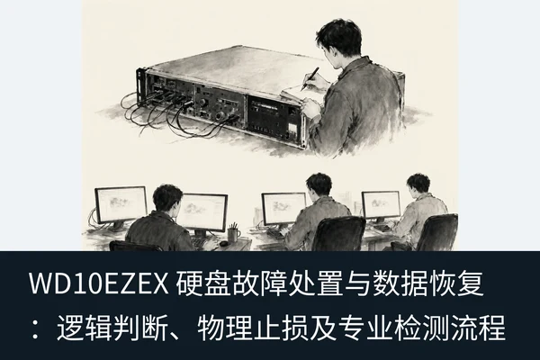 WD10EZEX 硬盘故障处置与数据恢复：逻辑判断、物理止损及专业检测流程（2）