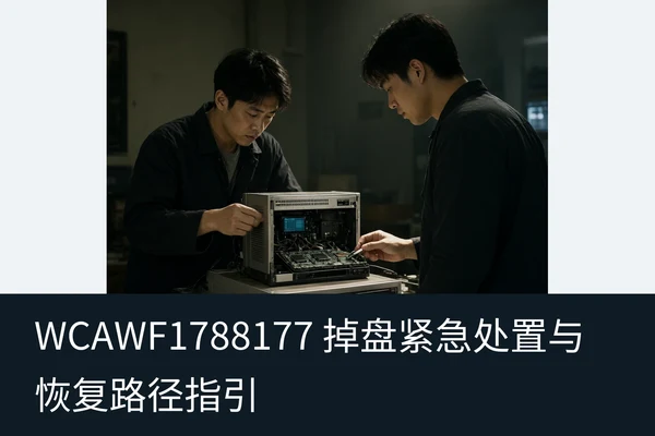 WCAWF1788177 掉盘紧急处置与恢复路径指引(2)