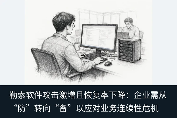 勒索软件攻击激增且恢复率下降:企业需从“防”转向“备”以应对业务连续性危机(2)