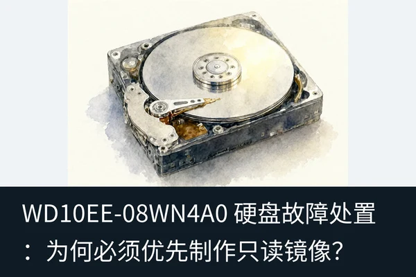 WD10EE-08WN4A0 硬盘故障处置:为何必须优先制作只读镜像?(1)