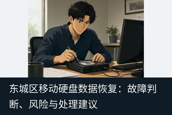 东城区移动硬盘数据恢复：故障判断、风险与处理建议（1）
