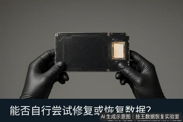 文章内容场景示意图：能否自行尝试修复或恢复数据？
